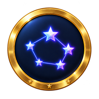 Constellation badge, 250 clients (Gold)