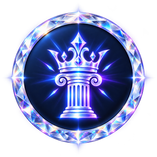Hall of Legends badge, 450 clients (Diamond)